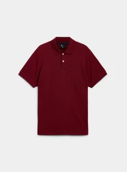 Minimalist piqué polo