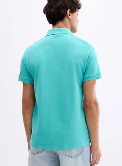 Minimalist piqué polo