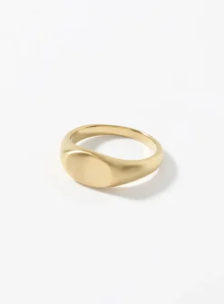 Minimalist signet ring