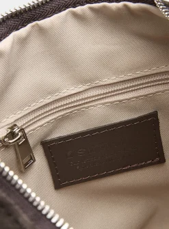 Minimalist suede hobo bag
