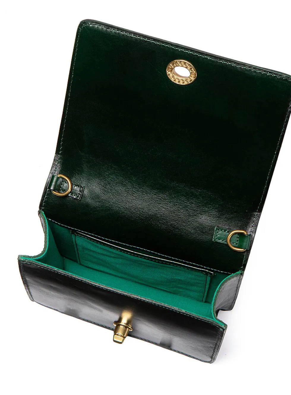 Minimalist Turn-loc closure handbag