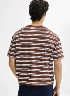 Mixed stripe T-shirt