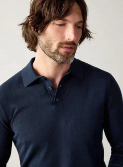 Modal knit polo