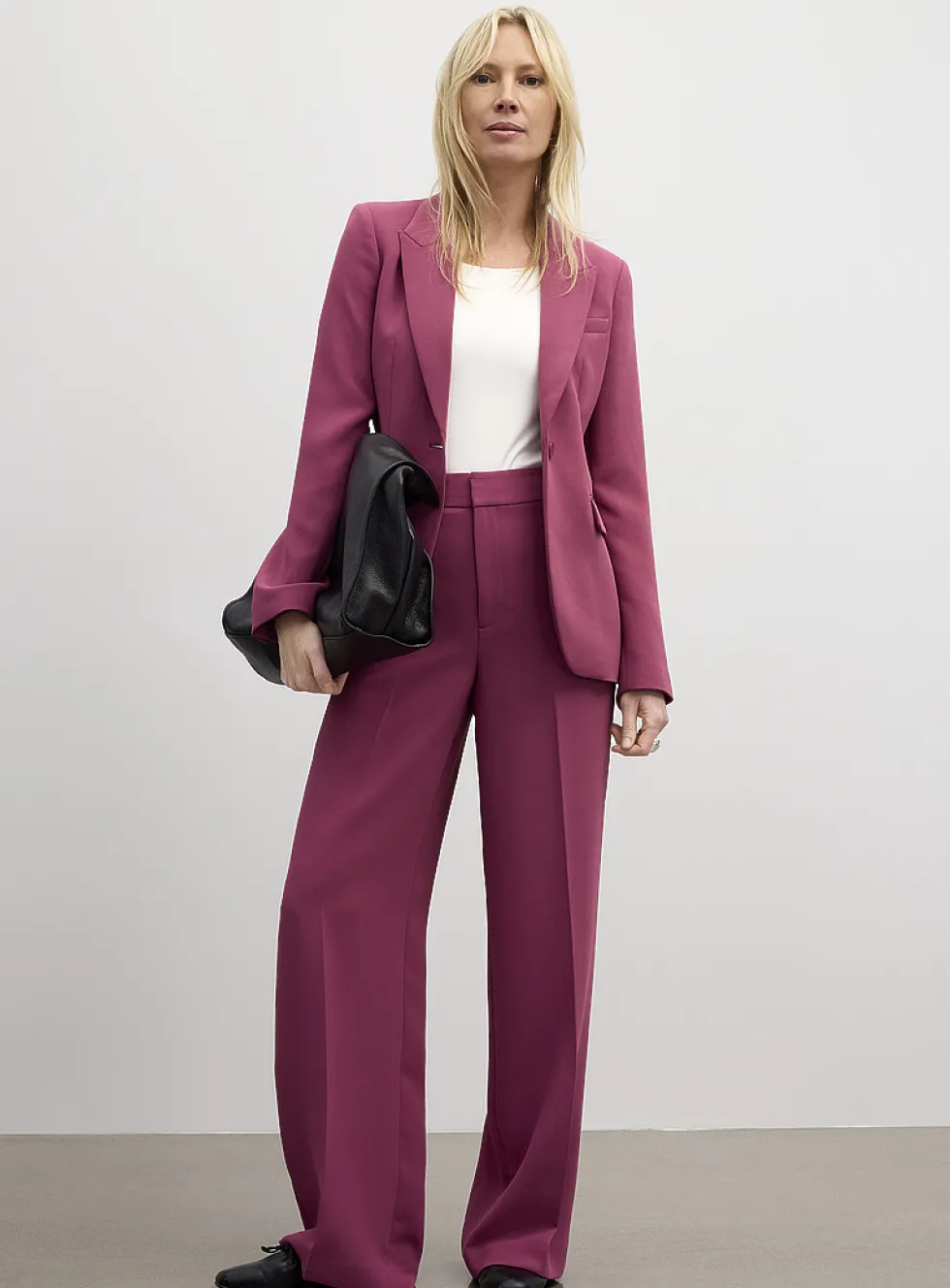 Moderne textured crepe pant
