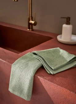 Monochromatic stripes dishcloths