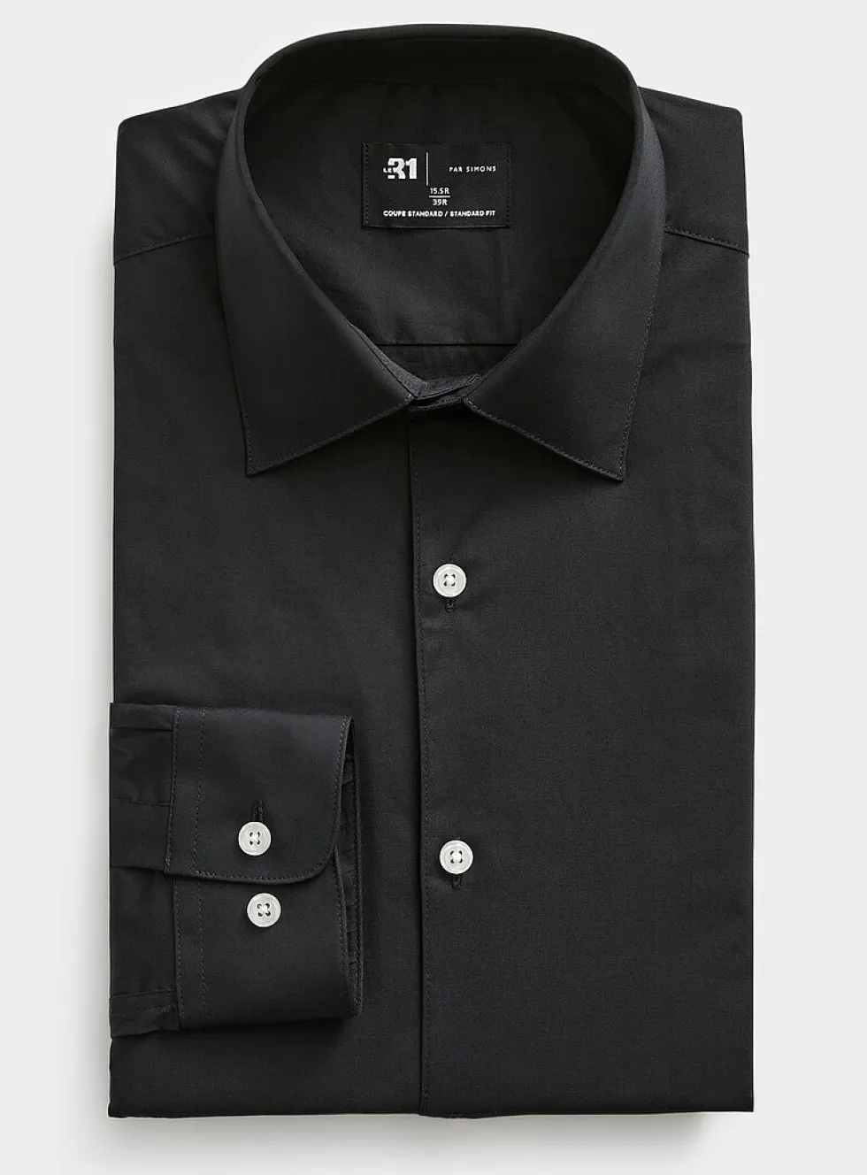Monochrome stretch shirt