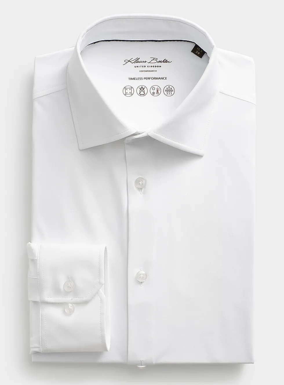 Monochrome ultra-stretch shirt
