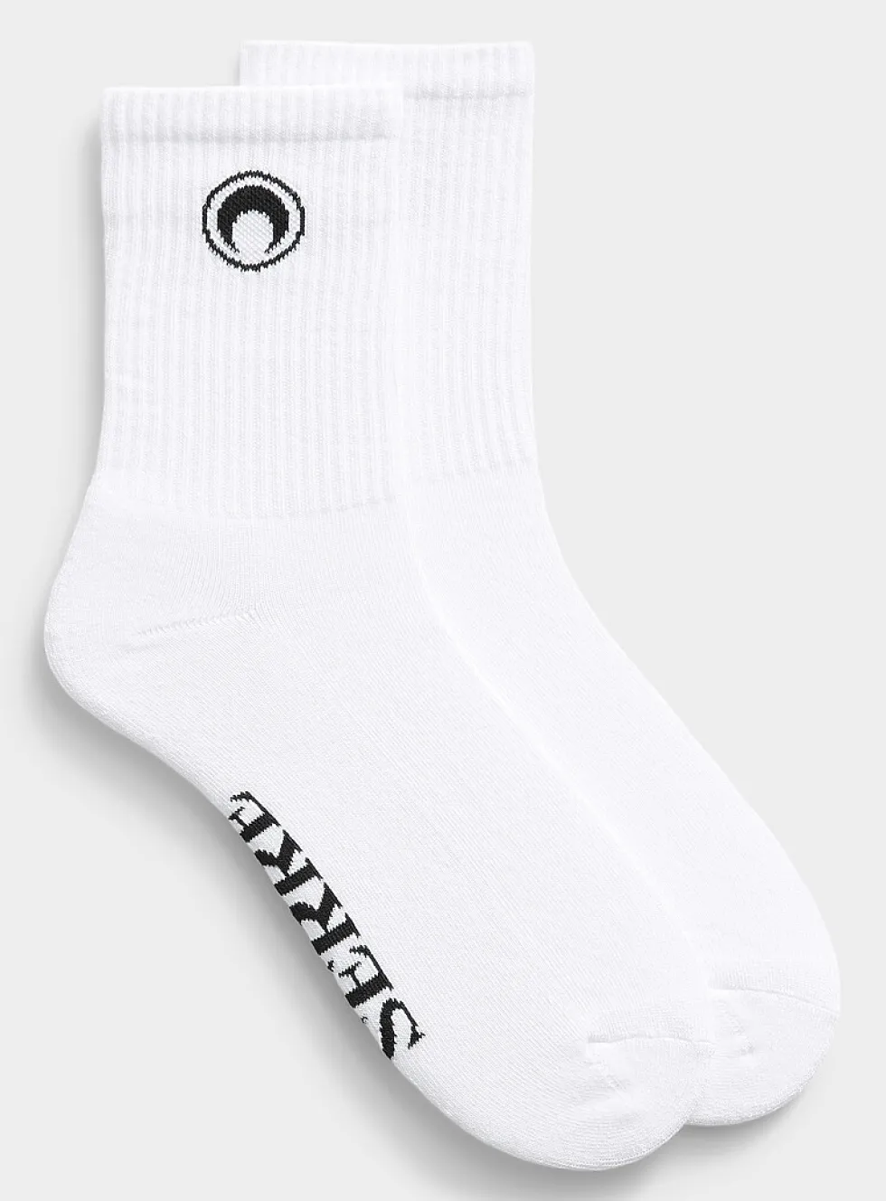 Moon logo socks