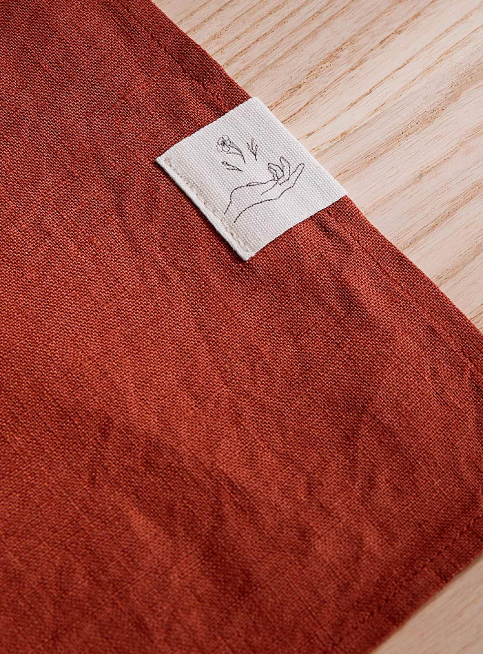 Natural linen napkins