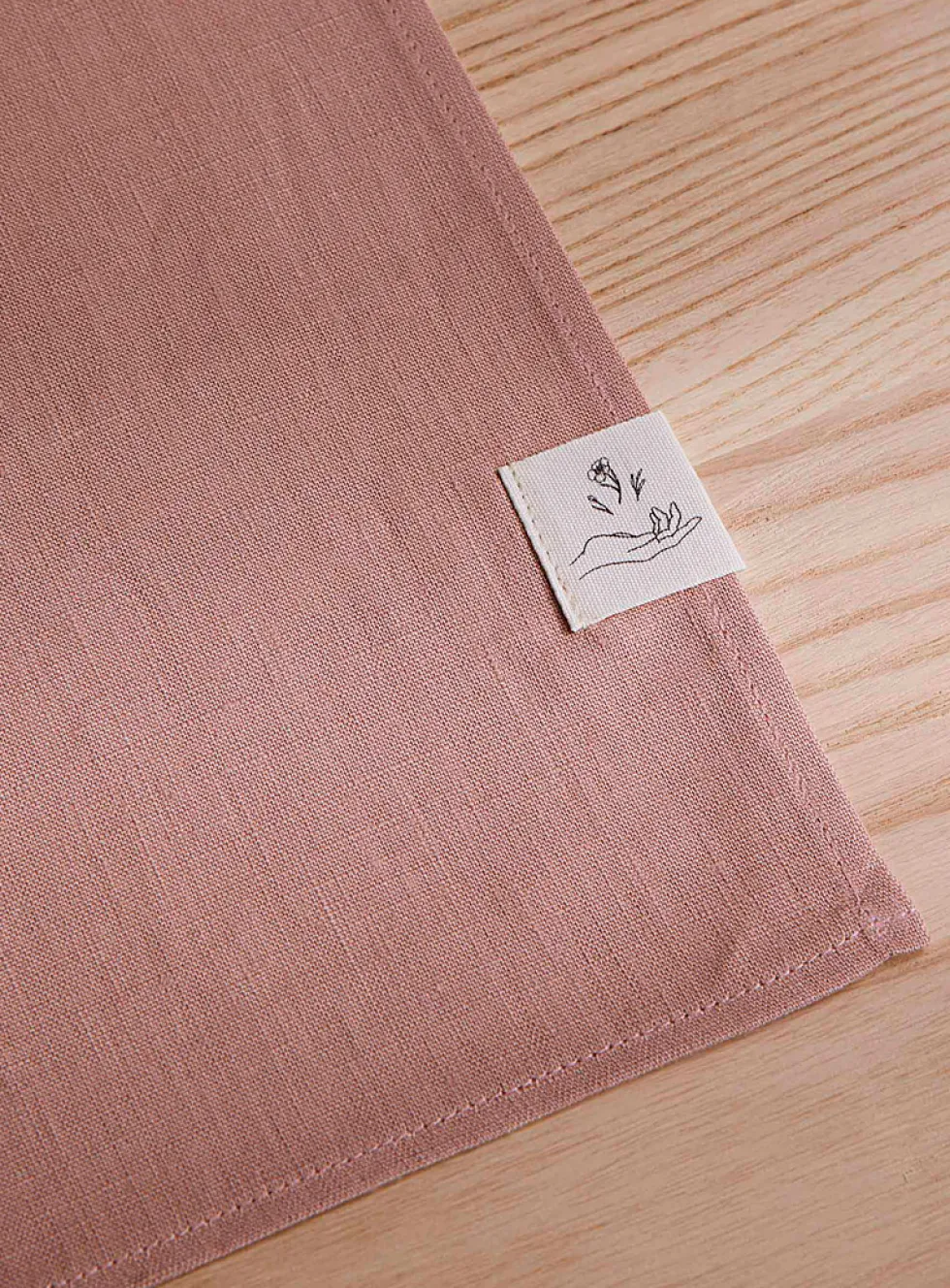 Natural linen napkins