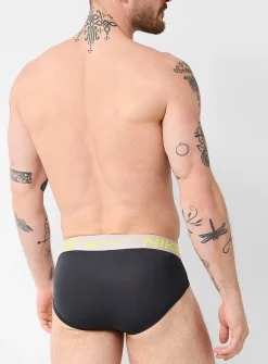 Neon logo waist briefs