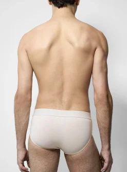 Neutral-hued stretch brief