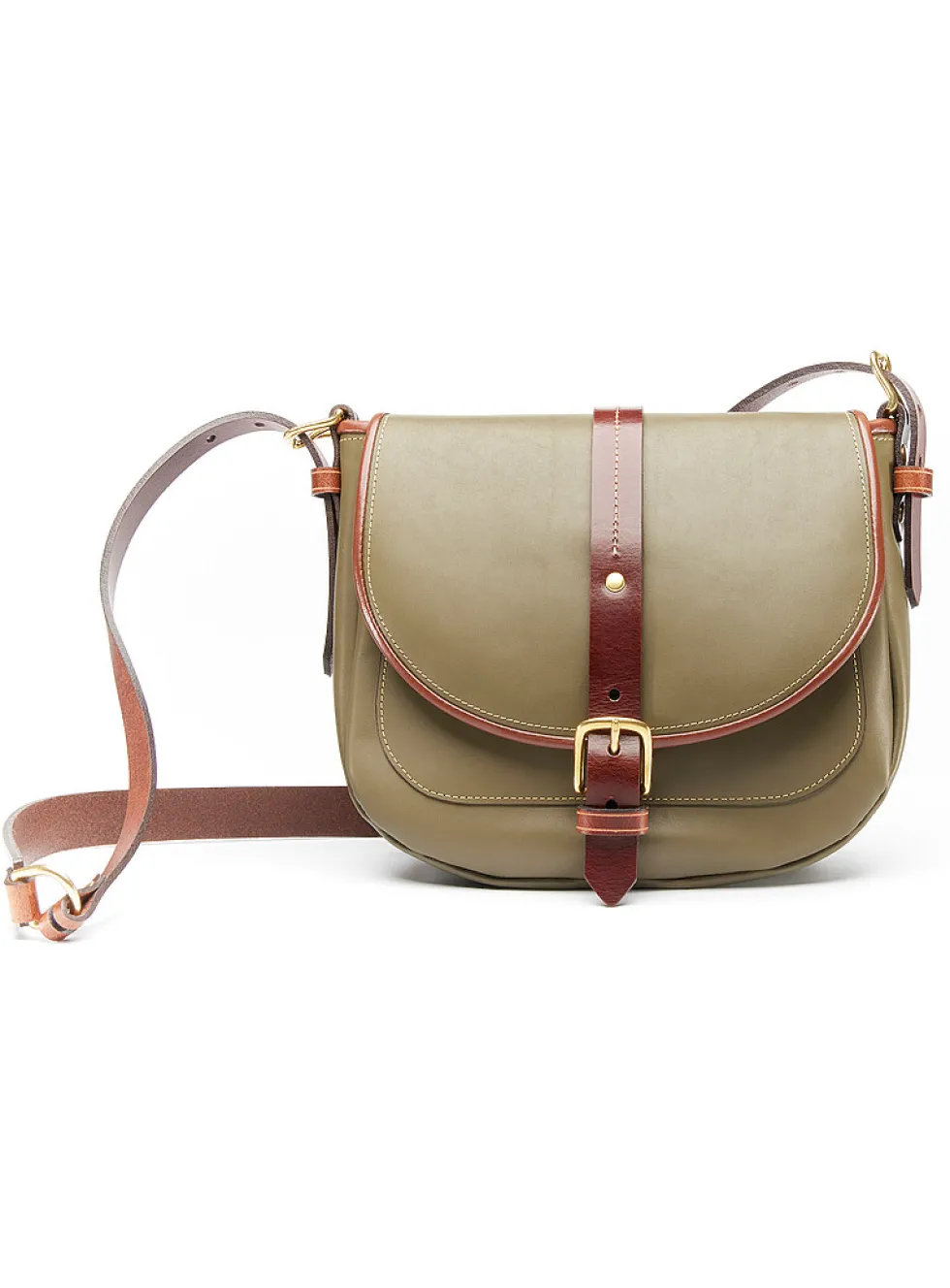 Nicole genuine leather flap bag