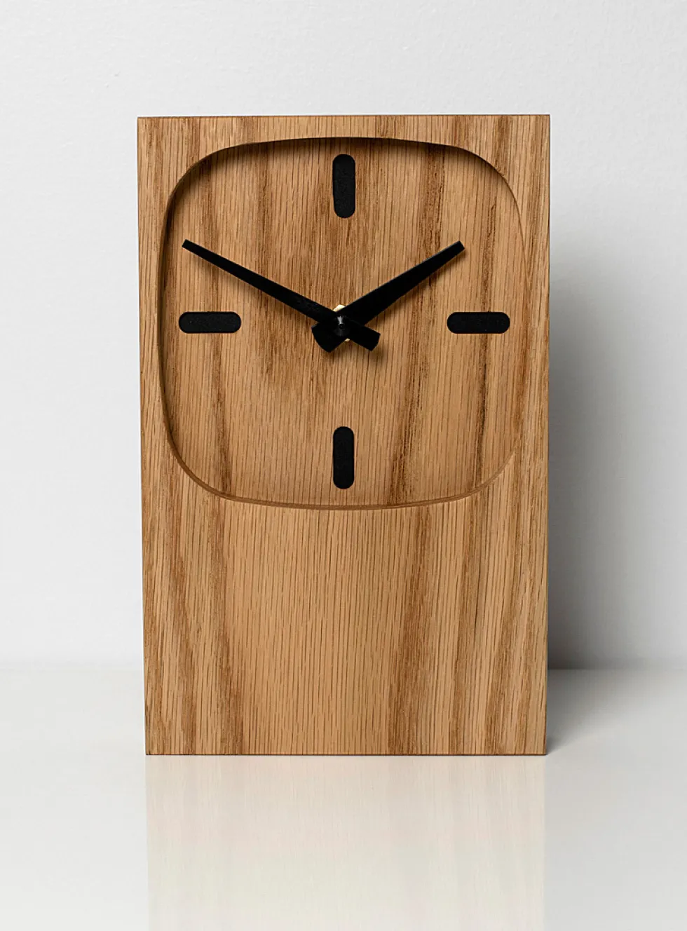 Oak table clock