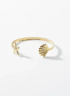 Ocean treasures open bangle