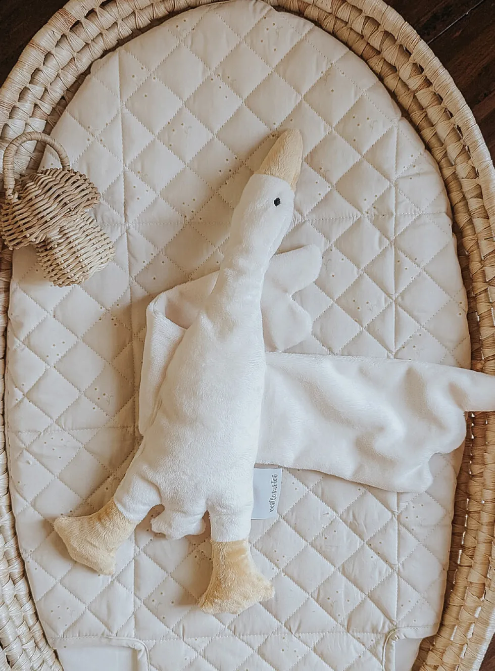 Odile the goose comforter