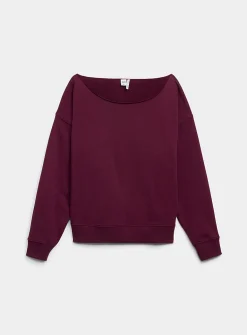 Off-the-shoulder sweater