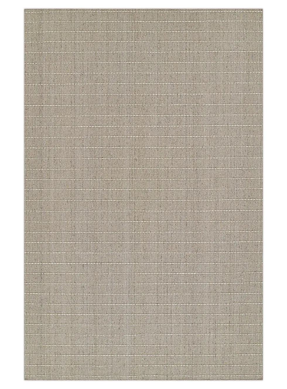 Oliver topstitched lines handcrafted rug