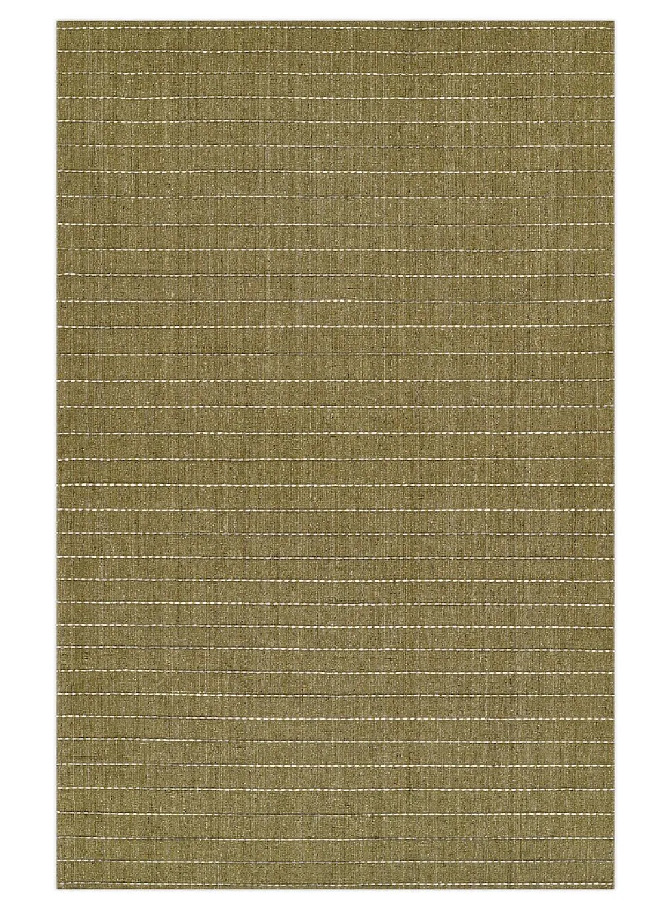 Oliver topstitched lines handcrafted rug