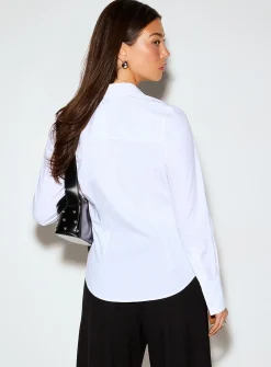 Organic cotton fitted shirt