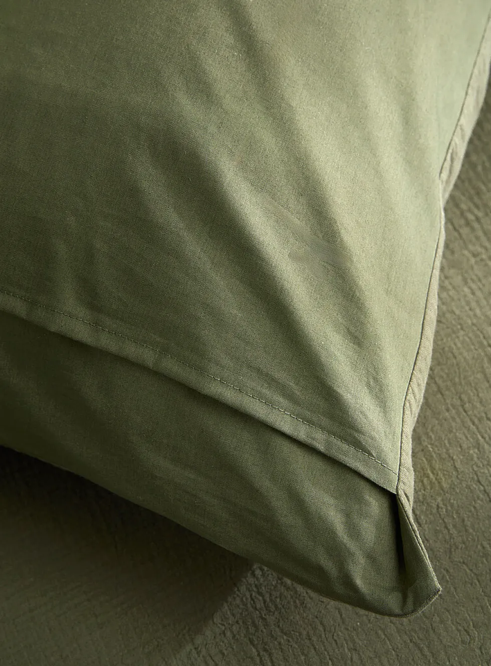 Organic cotton gauze body pillow sham