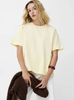 Organic cotton loose boxy-fit T-shirt