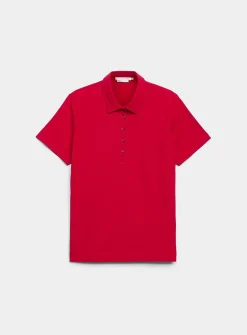 Organic cotton plain polo shirt