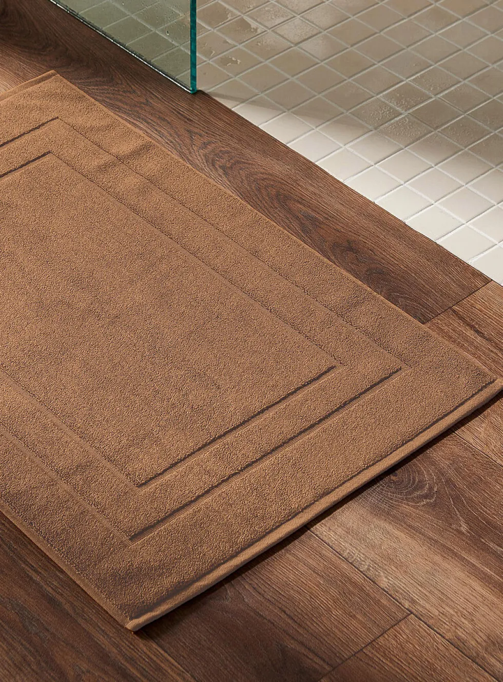 Organic Turkish cotton bath mat