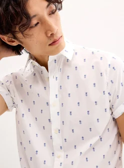 Outdoor mini-pattern shirt