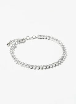 Oval gemstone bracelet