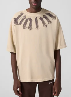 Oversized aged logo T-shirt