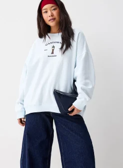 Oversized destination fleece sweatshirt