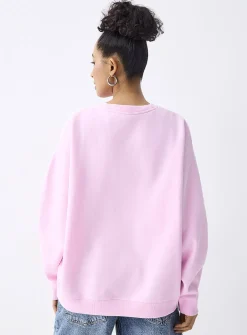 Oversized destination fleece sweatshirt