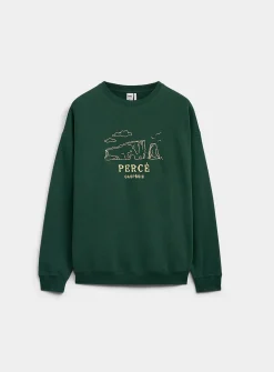 Oversized destination fleece sweatshirt