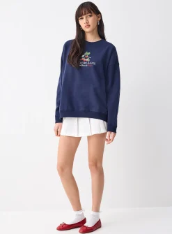 Oversized destination fleece sweatshirt