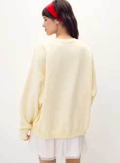 Oversized destination fleece sweatshirt