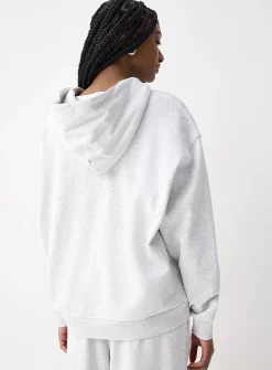 Oversized French terry hoodie