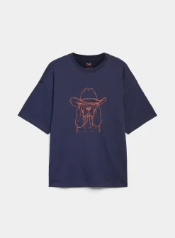 Oversized graphic-print T-shirt