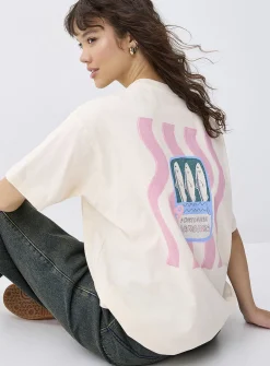 Oversized graphic-print T-shirt