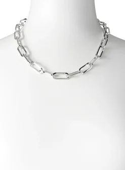 Oversized-link necklace
