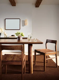 Owing walnut minimalist chairs