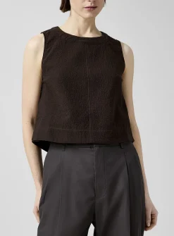 Pampa denim sleeveless top