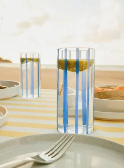Parasol-stripe glasses