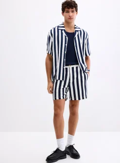 Parasol-stripe short