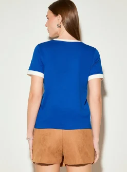 Parisian borough piped T-shirt