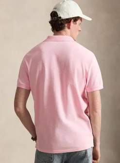 Pastel piqué polo