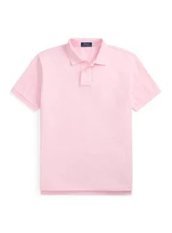 Pastel piqué polo