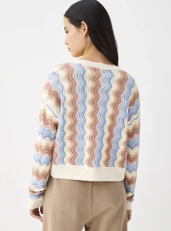 Pastel waves cardigan