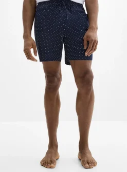 Patterned poplin pyjama short
