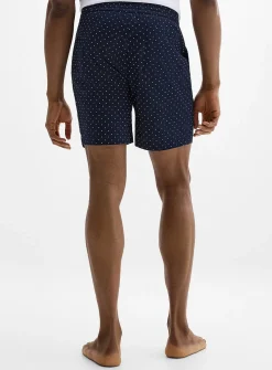 Patterned poplin pyjama short
